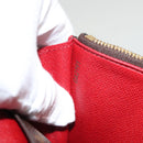LOUIS VUITTON Monogram Portefeuille Emilie Long Wallet Red M60697 Auth 125135-11