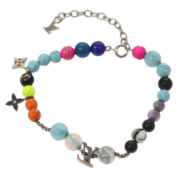 LOUIS VUITTON Bracelet Beads Bracelet Multicolor MP2938 LV Auth 125136