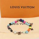 LOUIS VUITTON Bracelet Beads Bracelet Multicolor MP2938 LV Auth 125136-6