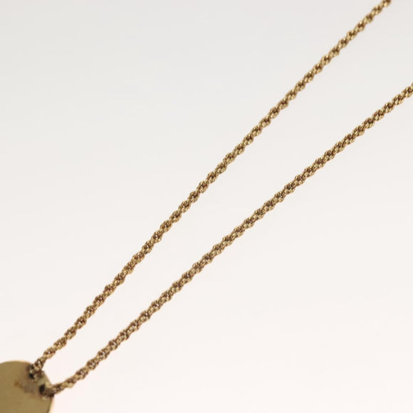 Christian Dior Necklace metal Gold Tone Auth 125145
