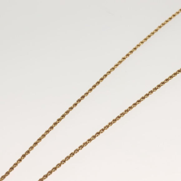 Christian Dior Necklace metal Gold Tone Auth 125145