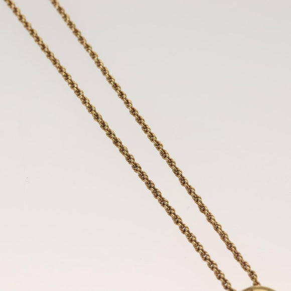 Christian Dior Necklace metal Gold Tone Auth 125145