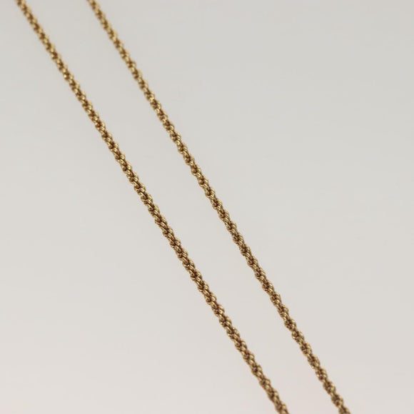 Christian Dior Necklace metal Gold Tone Auth 125145