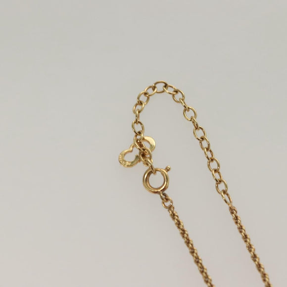 Christian Dior Necklace metal Gold Tone Auth 125145