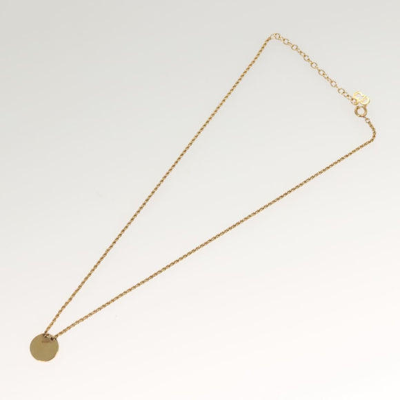 Christian Dior Necklace metal Gold Tone Auth 125145
