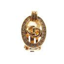 Christian Dior Earring metal Gold Auth 125152-2