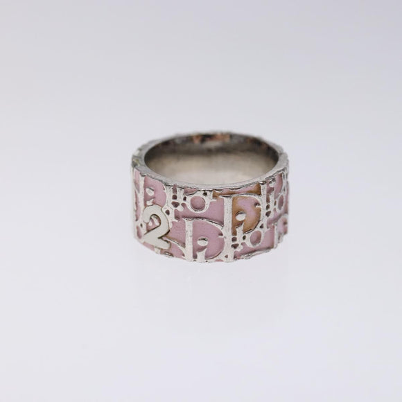 Christian Dior Ring metal Pink Auth 125155