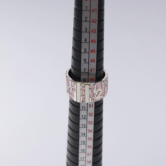 Christian Dior Ring metal Pink Auth 125155