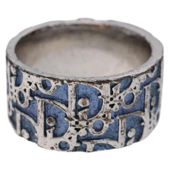 Christian Dior Ring metal Blue Auth 125156