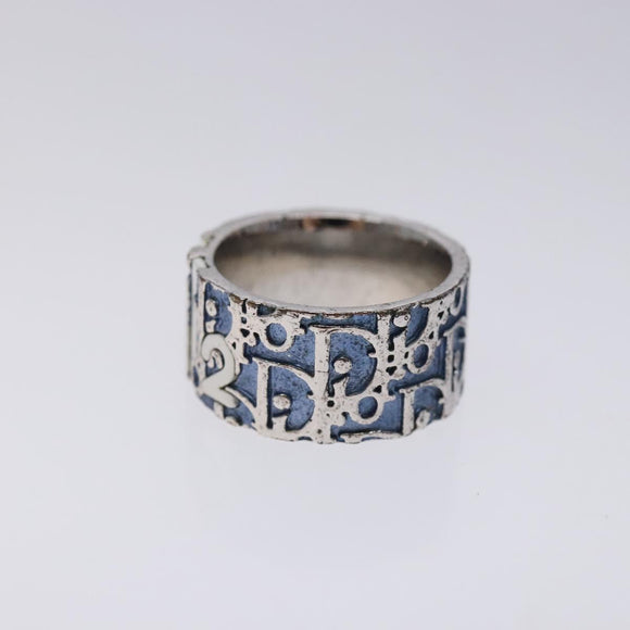 Christian Dior Ring metal Blue Auth 125156
