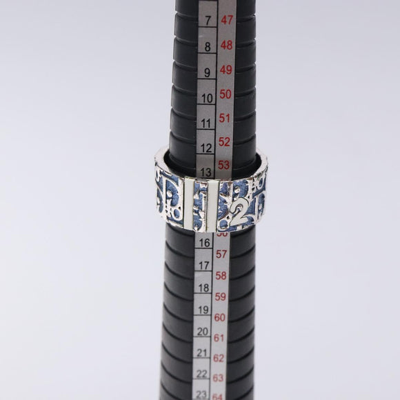 Christian Dior Ring metal Blue Auth 125156