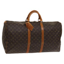 LOUIS VUITTON Monogram Keepall 60 Boston Bag M41422 LV Auth 125167-1