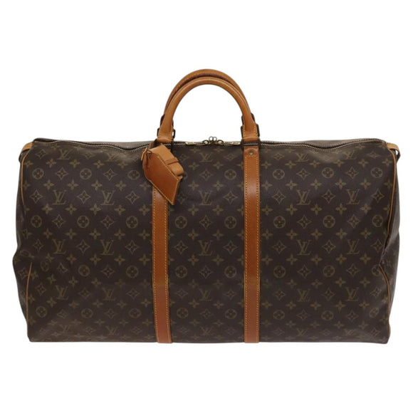 LOUIS VUITTON Monogram Keepall 60 Boston Bag M41422 LV Auth 125167
