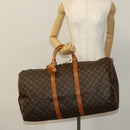 LOUIS VUITTON Monogram Keepall 60 Boston Bag M41422 LV Auth 125167-22