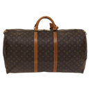 LOUIS VUITTON Monogram Keepall 60 Boston Bag M41422 LV Auth 125167-2