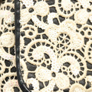 CHANEL Shoulder Bag Lamb Skin White CC Auth 125205-18