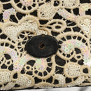 CHANEL Shoulder Bag Lamb Skin White CC Auth 125205-10