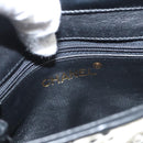 CHANEL Shoulder Bag Lamb Skin White CC Auth 125205-22