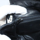 CHANEL Shoulder Bag Lamb Skin White CC Auth 125205-25