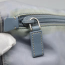 PRADA Shoulder Bag Nylon Light Blue Silver Auth 125209-19
