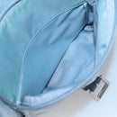 PRADA Shoulder Bag Nylon Light Blue Silver Auth 125209-24