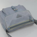 PRADA Shoulder Bag Nylon Light Blue Silver Auth 125209-6
