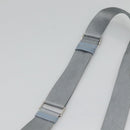 PRADA Shoulder Bag Nylon Light Blue Silver Auth 125209-14