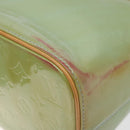 LOUIS VUITTON Monogram Vernis Houston Hand Bag Baby Blue M91005 LV Auth 125211-8