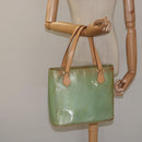 LOUIS VUITTON Monogram Vernis Houston Hand Bag Baby Blue M91005 LV Auth 125211-23