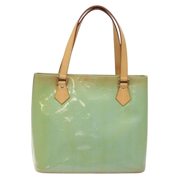 LOUIS VUITTON Monogram Vernis Houston Hand Bag Baby Blue M91005 LV Auth 125211 - 0