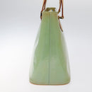 LOUIS VUITTON Monogram Vernis Houston Hand Bag Baby Blue M91005 LV Auth 125211-3