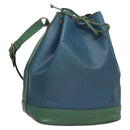 LOUIS VUITTON Epi Noe Shoulder Bag Bicolor Green Blue M44044 LV Auth 125216-1