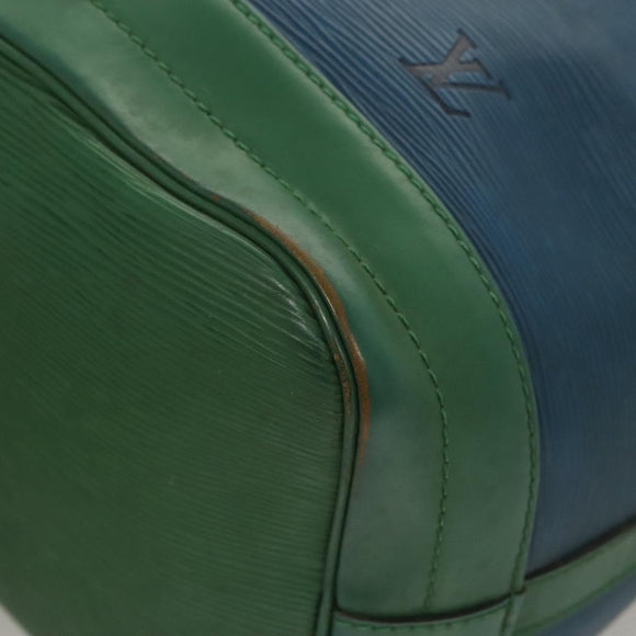 LOUIS VUITTON Epi Noe Shoulder Bag Bicolor Green Blue M44044 LV Auth 125216