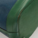 LOUIS VUITTON Epi Noe Shoulder Bag Bicolor Green Blue M44044 LV Auth 125216-15