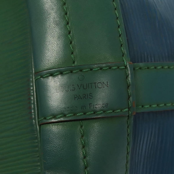 LOUIS VUITTON Epi Noe Shoulder Bag Bicolor Green Blue M44044 LV Auth 125216