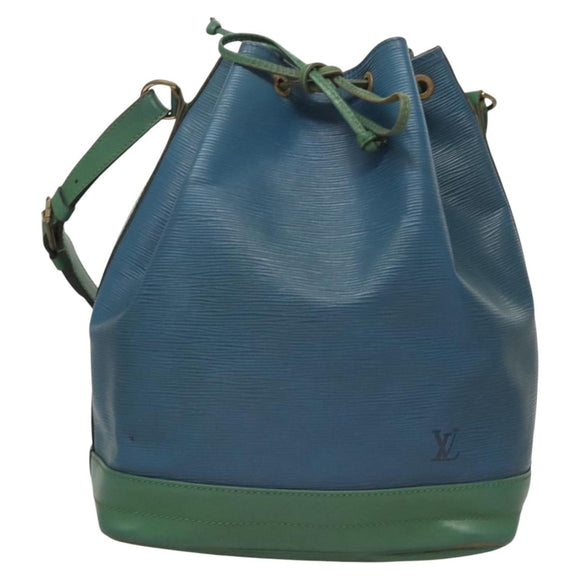 LOUIS VUITTON Epi Noe Shoulder Bag Bicolor Green Blue M44044 LV Auth 125216