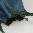 LOUIS VUITTON Epi Noe Shoulder Bag Bicolor Green Blue M44044 LV Auth 125216-6