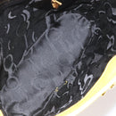 Salvatore Ferragamo Shoulder Bag Leather Yellow Gold Auth 125240-11