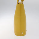 Salvatore Ferragamo Shoulder Bag Leather Yellow Gold Auth 125240-3