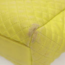 VERSACE Hand Bag Leather Green Gold Auth 125242-16