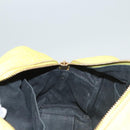 VERSACE Hand Bag Leather Green Gold Auth 125242-19