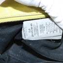 VERSACE Hand Bag Leather Green Gold Auth 125242-12