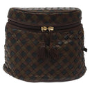 BOTTEGA VENETA INTRECCIATO Shoulder Bag Leather Brown Gold Auth 125244-13