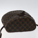 BOTTEGA VENETA INTRECCIATO Shoulder Bag Leather Brown Gold Auth 125244-6