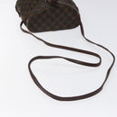 BOTTEGA VENETA INTRECCIATO Shoulder Bag Leather Brown Gold Auth 125244-7