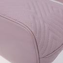 BALLY Shoulder Bag Leather Purple Silver Auth 125246-15