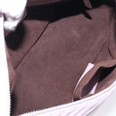 BALLY Shoulder Bag Leather Purple Silver Auth 125246-11