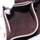 BALLY Shoulder Bag Leather Purple Silver Auth 125246-22