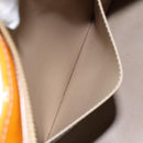 LOUIS VUITTON Monogram Vernis Houston Hand Bag Beige M91004 LV Auth 125261-22