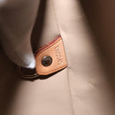 LOUIS VUITTON Monogram Vernis Houston Hand Bag Beige M91004 LV Auth 125261-12